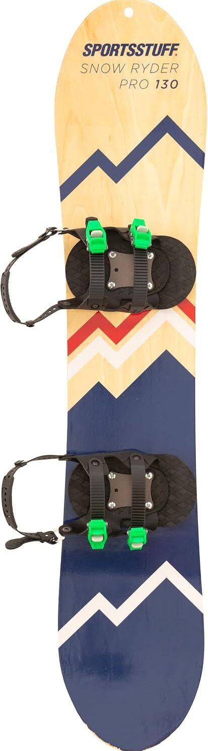 SportsStuff Snow Ryder Hardwood Snowboard, Beginner's Wood Snowboard, Multiple Sizes/Colors